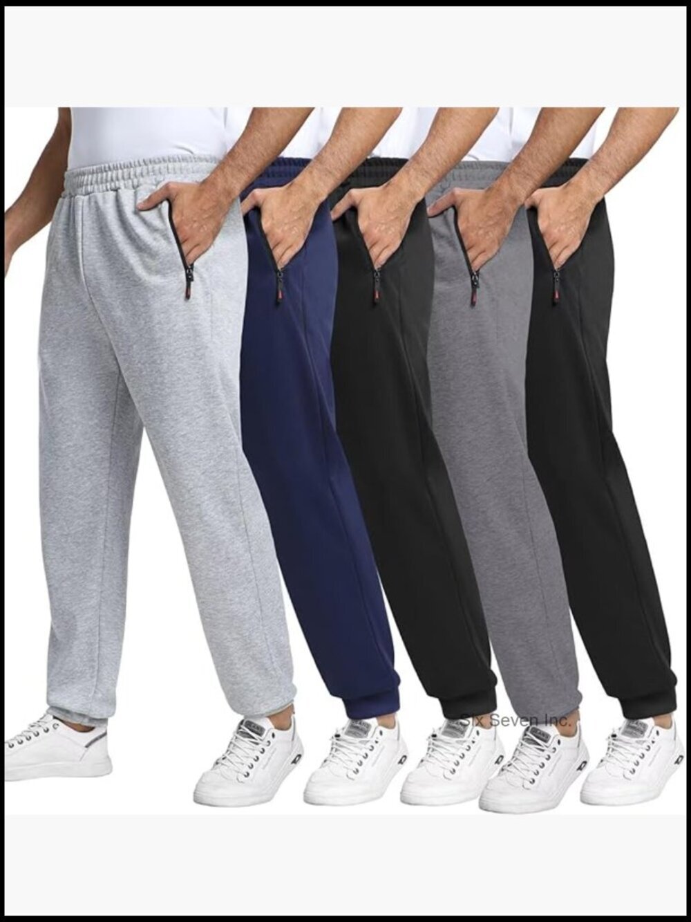 Men's Sweatpants Athletic Jogger with Pockets Straight Leg